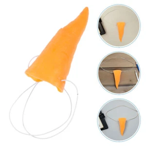 8 Pezzi Colla Naso Carnevale Accessori Festa Carota per Progetti Fai da Te - Foto 1 di 12