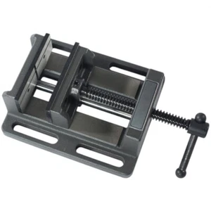 Full Size 4" Drill Press Slide Vise, Steel Rail Guided, V Slot Jaw, Stable Clamp - Picture 1 of 5