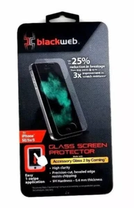 Blackweb Glass Screen Protector, iPhone SE/5S/5, Accessory Glass 2 by Corning - Picture 1 of 1
