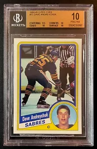 1984-85 OPC O-Pee-Chee Dave Andreychuk #17 Rookie Beckett BGS 10 Pristine - Picture 1 of 2