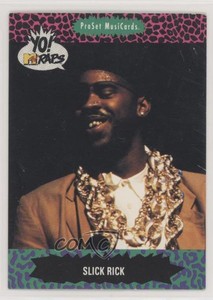 1991 Pro Set MusiCards Yo! MTV Raps Slick Rick #72 00qc