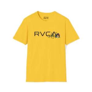 T-shirt logo RVCA Outlaw Surf Flowers - Foto 1 di 22