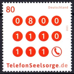 U9788 GERMANY 2021 Telephone Counseling Service  MNH - Picture 1 of 1