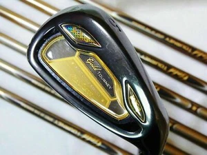 MACGREGOR IRONS SET GOLF GOLD TOURNEY SAMURAI APAN MODEL 7PC R-FLEX - Picture 1 of 6