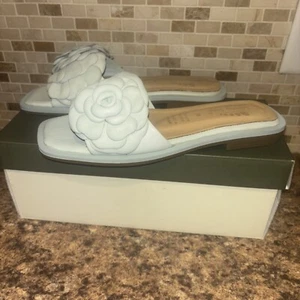 Spring Step Women’s Domonique Fashion Flat Sandals - Size 7.5-8 Mint Green - Picture 1 of 10