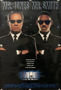 MEN IN BLACK Original One Sheet Double Sided Movie Poster - 1997 - WILL SMITH - Picture 1 of 6