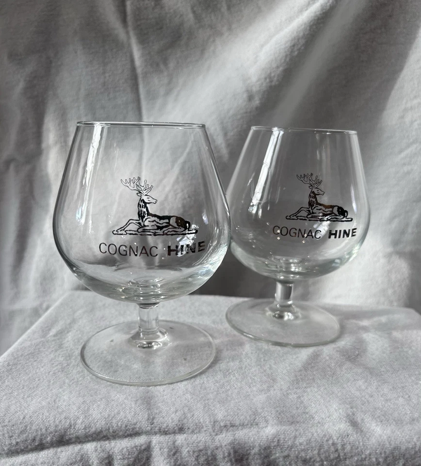 2 x Cognac Gaultier / Brandy Small Stemmed Glasses - Image 1 of 1