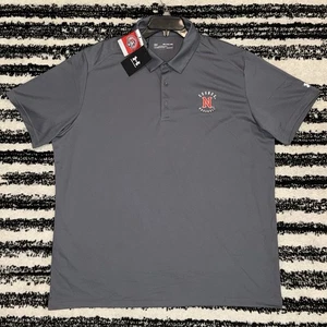 Under Armour Nashville Sounds MiLB Grigio HeatGear Polo Golf Camicia Uomo XXL NUOVO - Foto 1 di 10