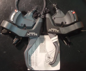 Shimano XTR 3x8-Spd ST-M951 Shifters/Brake Levers MTB- RF+ STI- Mint- NIB++ - Picture 1 of 14