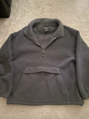 Vintage 80s Eddie Bauer Jacket Mens Large Anorak 1/4 Zip Pullover Made in USA - Image 1 of 4