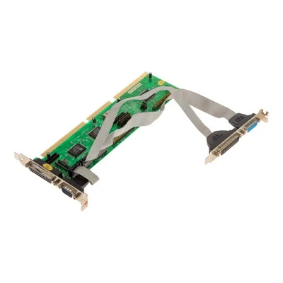 LONGSHINE LCS-6924 REV.C2 MULTI-IO IDE FLOPPY CONTROLLER VLB Karte mit Halterung - Bild 1 von 3