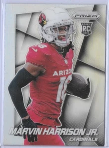 2024 Panini Prizm - Prizm Flashback Rookie Marvin Harrison Jr. #4 Silver Prizm - Picture 1 of 3