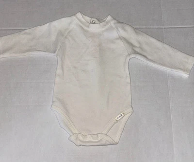 Waffle vintage Baby The Children’s Place manga larga cuello alto de una pieza 3-6 meses Foto 1 de 3