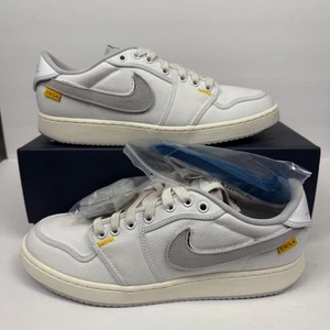 Brand New Jordan 1 AJKO Low Union White Canvas, Mens Size 10.5, DO8912-101 - Picture 1 of 11