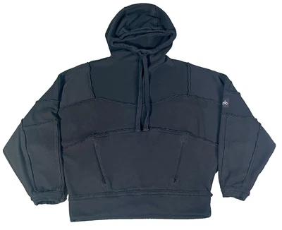 Alo Yoga Dimension Hoodie Women's XS Black Fleece Pullover - Image 1 of 4