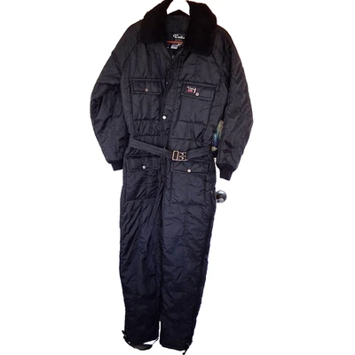 WALLS BLIZZARD PRUF ULTRA Men's Black Insulated Premium Coveralls Medium-Tall - Image 1 of 4