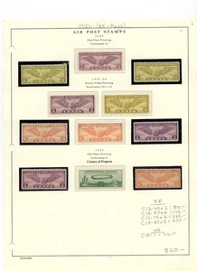U.S. Airmails, C12, C16-C19 MNH VF/XF Page! CV - $820.00!! - Picture 1 of 4