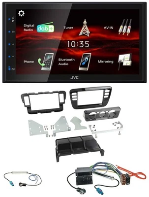 JVC USB Bluetooth MP3 DAB 2DIN Autoradio Radioeinbauset Doppel-DIN Autoradio für - Bild 1 von 4