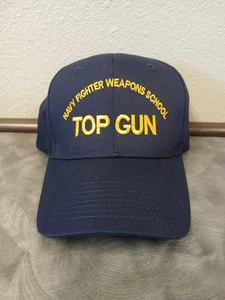 Armas de combate de la Marina Escuela TOP GUN Sombrero Gorra de camionero azul - Imagen 1 de 10