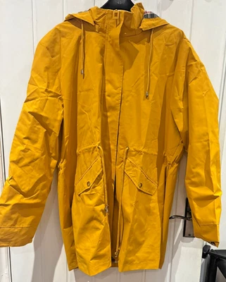 Brand New without Tags Stunning Women's Rain Coat Jacket Yellow Mustard size 2XL - Image 1 of 3