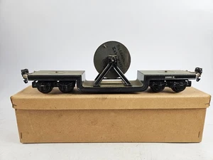 Märklin Spur 0 Tiefladewagen mit Kabelrolle No. 1955 K in OVP - Imagen 1 de 7