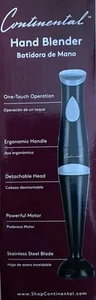 Continental Electric Single Speed Black Immersion Hand Blender, 150 W - Picture 1 of 3