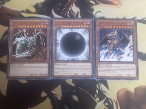 Yugioh Wicked Gods Set - Eraser + Dreadroot + Avatar - Rare FULL 1st Edition Set - Picture 1 of 1