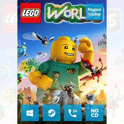LEGO Worlds for PC Game Steam Key Region Free - Image 1 of 1