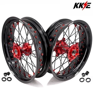 KKE 17" Supermoto Wheels for Honda CRF250R CRF450R 2014-2025 CRF450RL 2019-2025 - Picture 1 of 12