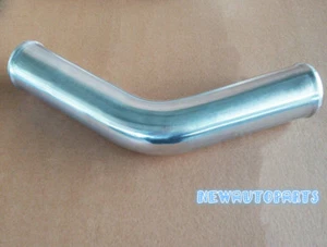 OD:64mm 2.52"inch 45 degree Aluminum Turbo Intercooler Pipe Tube Tubing L=600mm - Picture 1 of 9