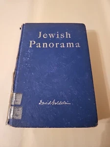 Jewish Panorama Hardcover – 1943 by David GoldStein Historical Text Zionism - Imagen 1 de 13