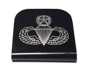 Master Jump Wings Hutclip - schwarz für taktische Patch Caps von Morale Tags - Bild 1 von 1