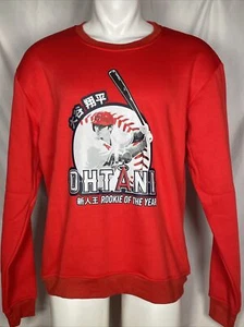 Shohei Ohtani Anaheim Angels SGA 4/30/19 Rookie of The Year Sweatshirt Men's XL - Picture 1 of 9