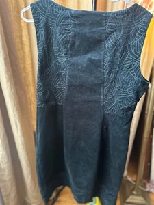 Whitestuff velvet dress, teal, size 16. The tunic style dress, pockets and - Picture 1 of 4