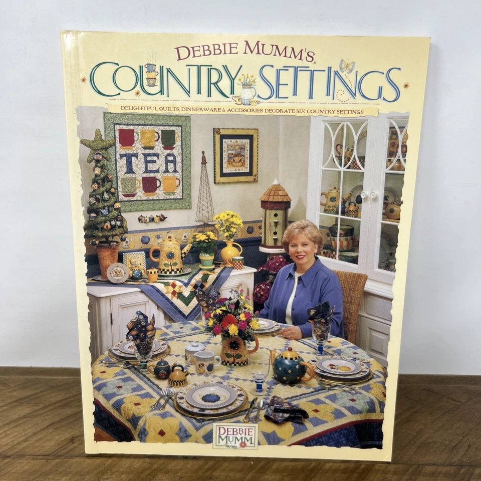 Debbie Mumms Country Settings Quilt Patterns Vintage 2001 Paperback - Image 1 of 4