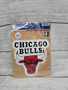 Die Cut Chicago Bulls Wincraft Team Logo Car Fridge Magnets Basketball - Picture 1 of 4