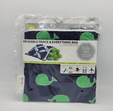 Itzy Ritzy Snack Happens Reusable Snack & Everything Bag WHALE WATCHING