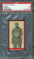 1910 T210-1 Old Mill William Hille PSA 3 Columbus Foxes