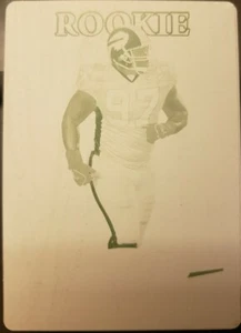 John McCargo 2006 Donruss Gridiron Gear Yellow PRINTING PLATE SP #1/1 of 1 Bills - Picture 1 of 2