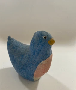 Natalie Silitch blauer Vogel handgefertigt Annapolis Maryland 3 1/2" groß - Bild 1 von 6