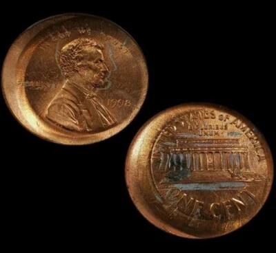 1998 Large Broadstruck Lincoln Penny - Image 1 of 4