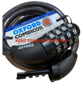 NEW SAS 4 Digit Combination Lock 10mm Coil Cable 1.5m Long Security Bike Lock ✅ - Picture 1 of 4