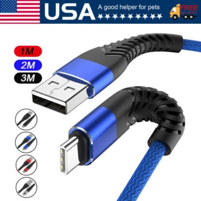 USB C Type C Charger Cable Fast Charging for Samsung S23 S20 S21 S22 S20FE Cord - Image 1 of 4