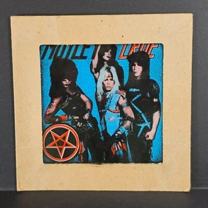 MOTLEY CRUE Vintage 1980er Karneval/Messepreis 6x6 Felsenbild/Spiegelglas - Bild 1 von 6