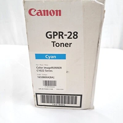 Tóner Original Canon GPR-28 Color Imagen Runner Serie C1022/C1030 CIAN NUEVO Foto 1 de 4