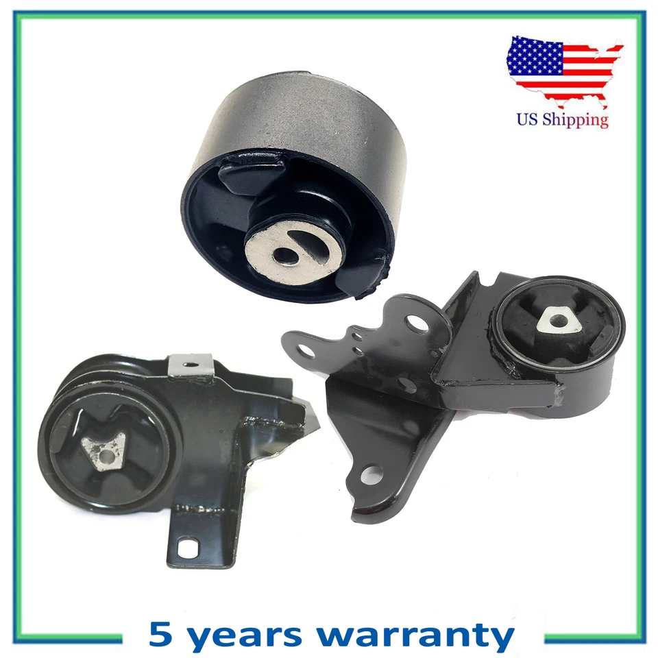 Juego de 3 piezas nuevo motor y montaje de transmisión automática para Chrysler Dodge Plymouth 2,4 L Foto 1 de 4