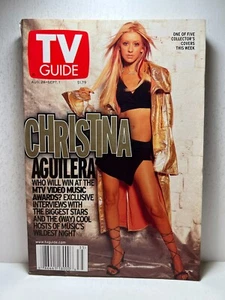 TV Guide 2000 August 26 - September 1 Christina Aguilera MTV Video Music Awards - Picture 1 of 4