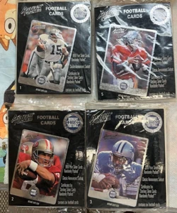 4 UNOPENED PACKS 1994 ACTION PACKED MONDAY NIGHT FOOTBALL CARDS SANDERS - Picture 1 of 1