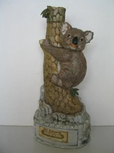 LARGE SIZE AUSTRALIAN KOALA BEAR 1973 SKI COUNTRY DECANTER FOSS CO. GOLDEN COLO. - Picture 1 of 10