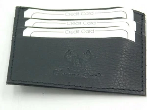 G´weih & Silk  Leder Kreditkartenetui Schwarz  Trachten  NEU - Bild 1 von 1
